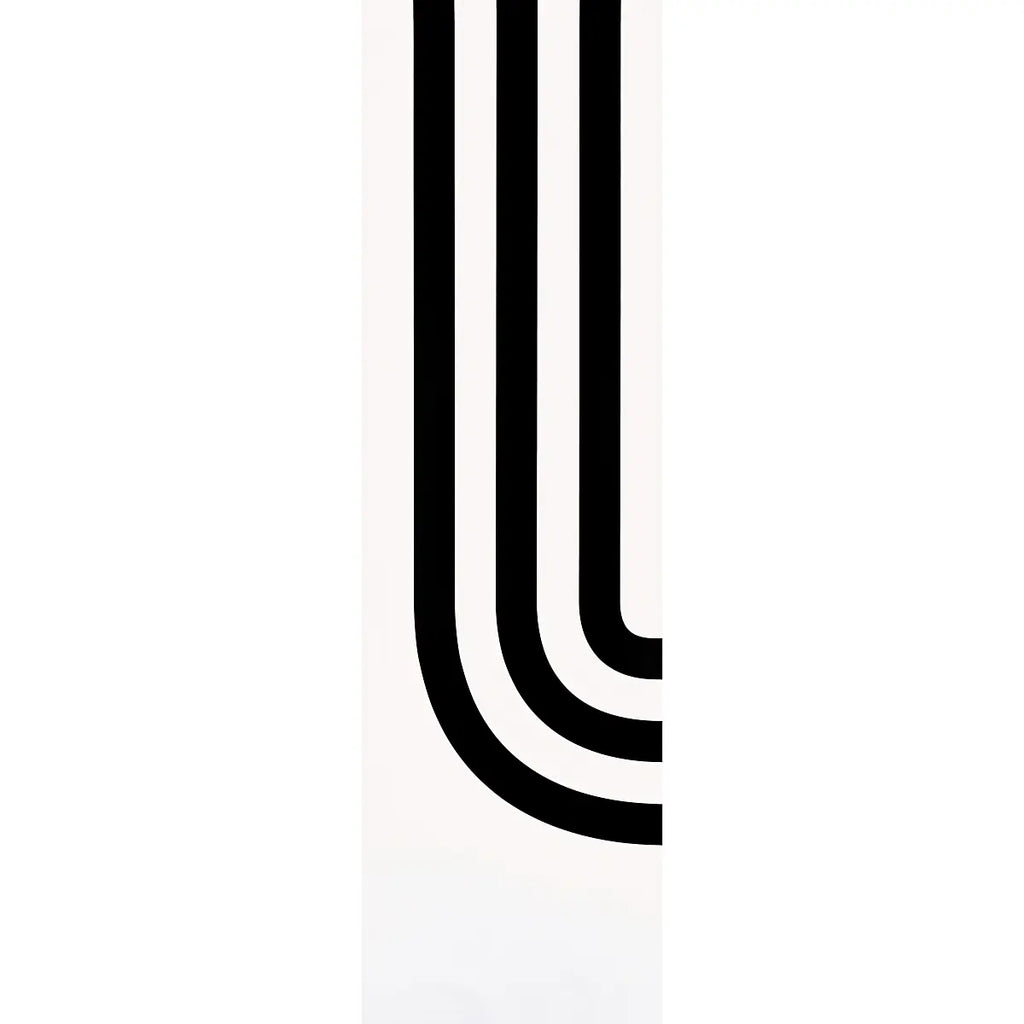 Virginia Panel A Wallpaper - Black