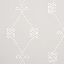 Load image into Gallery viewer, Nicolette Wallpaper - White On Grey