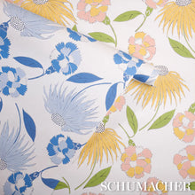 Load image into Gallery viewer, Bouquet Toss Wallpaper in an interior setting