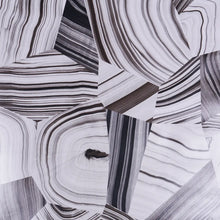 Load image into Gallery viewer, Agate Slice Wallpaper - Black And White
