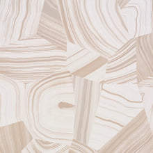 Load image into Gallery viewer, Agate Slice Wallpaper - Light Neutral