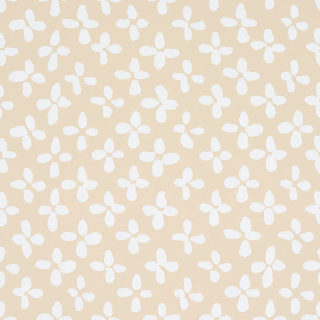 Emerson Wallpaper - Ivory On Beige