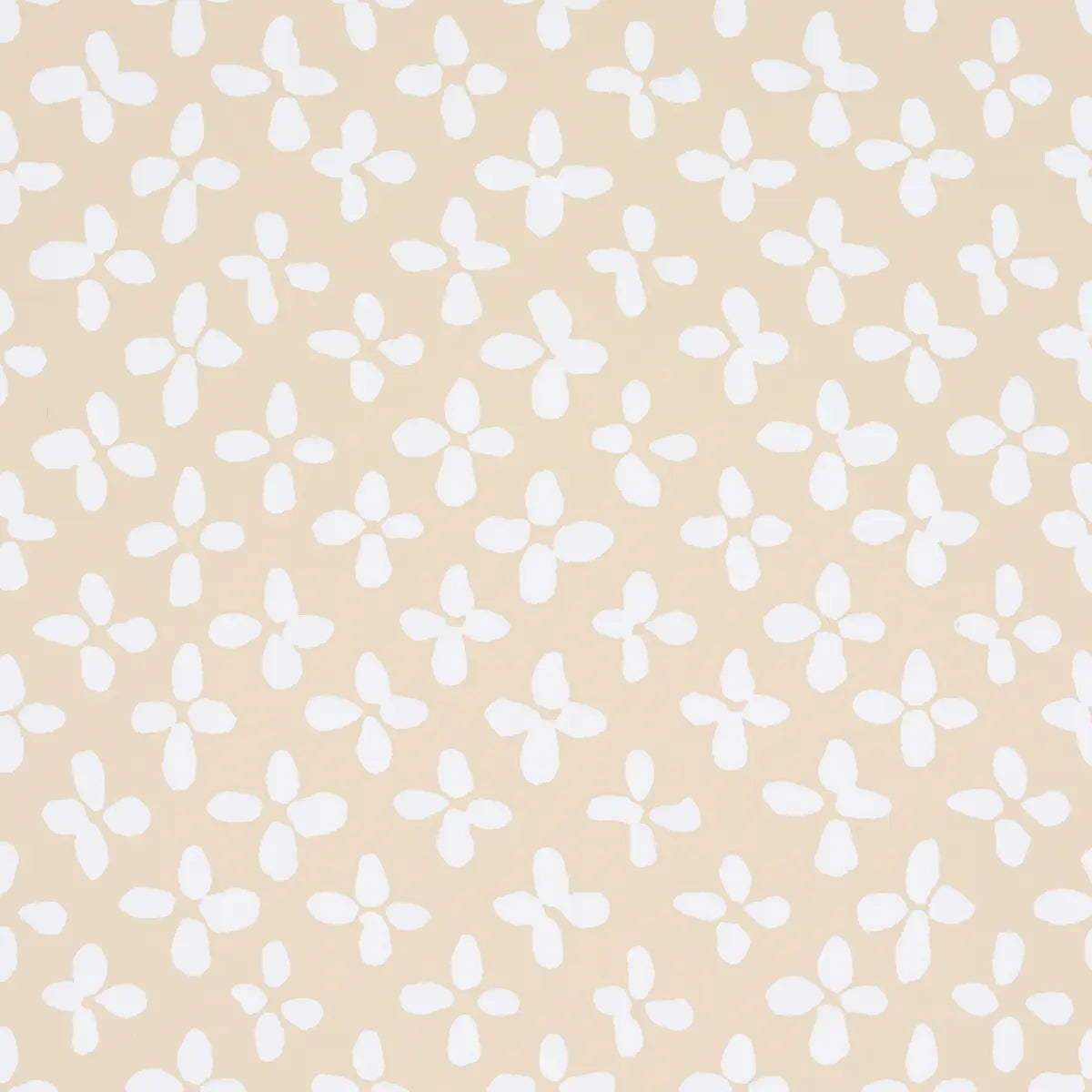 Emerson Wallpaper - Ivory On Beige