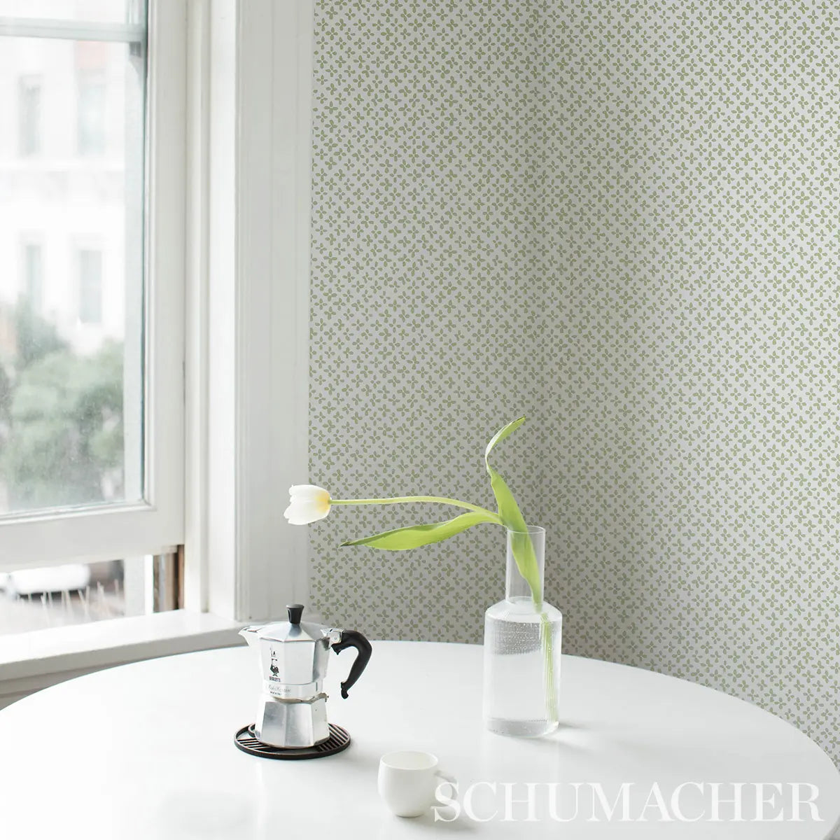 Emerson Wallpaper in an interior setting