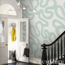 Load image into Gallery viewer, Trace Wallpaper in an interior setting