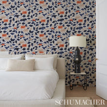 Load image into Gallery viewer, Imari Wallpaper in an interior setting