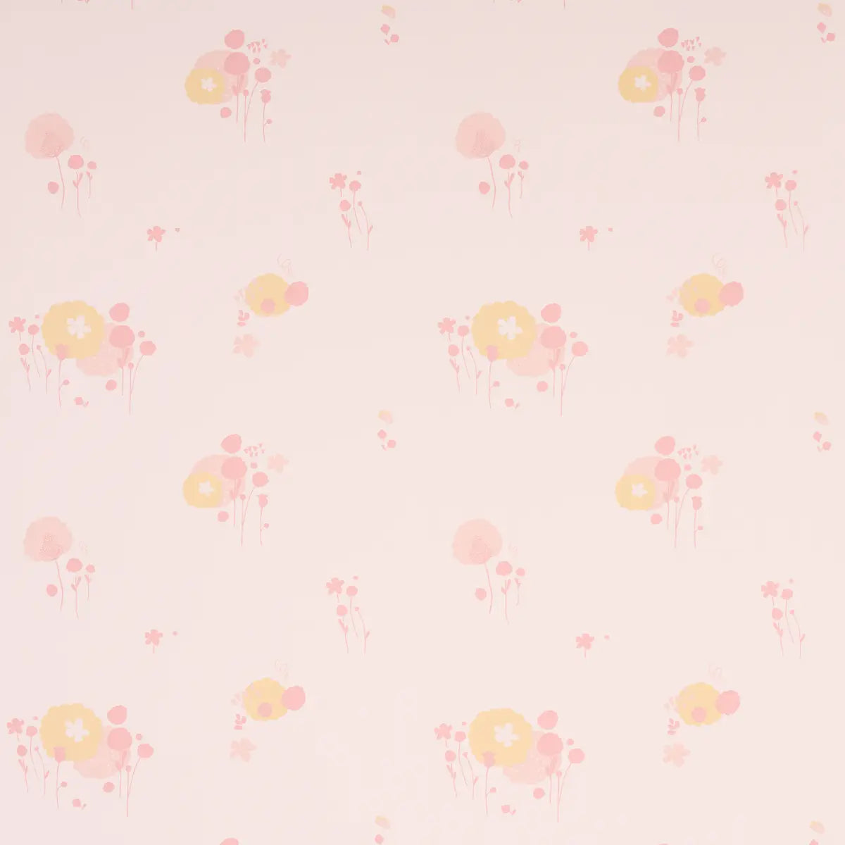 Pom Pom Forest Wallpaper - Blush