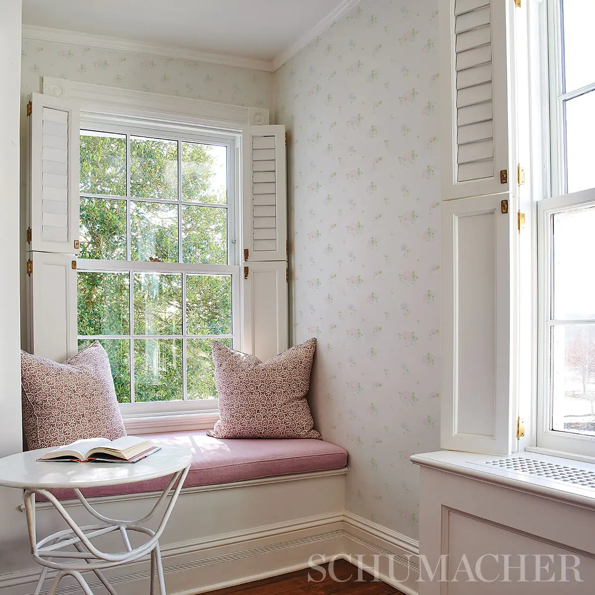 Pom Pom Forest Wallpaper in an interior setting