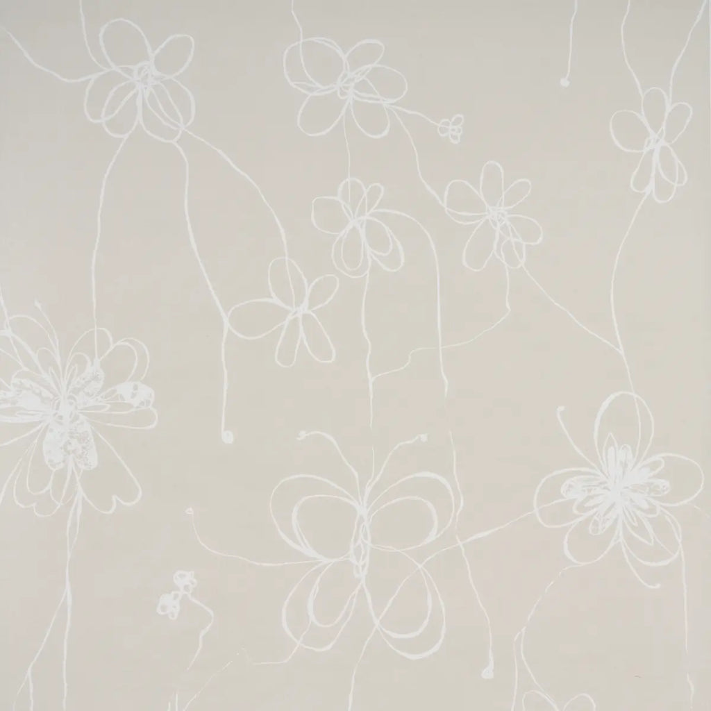 Come Back As A Flower Wallpaper - Light Neutral