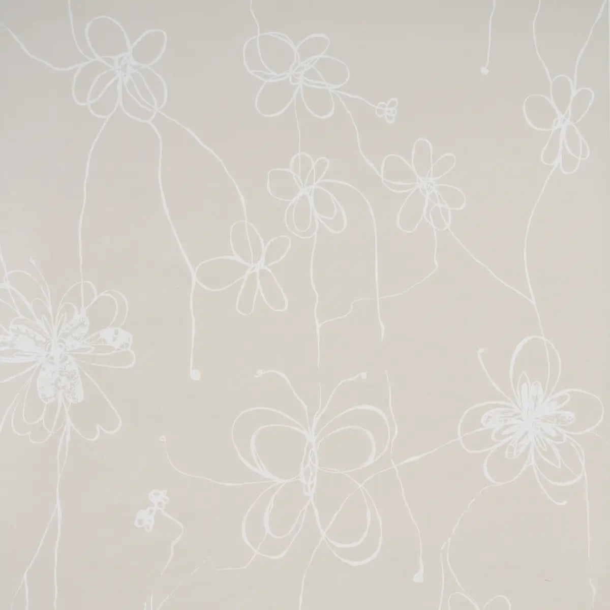 Come Back As A Flower Wallpaper - Light Neutral
