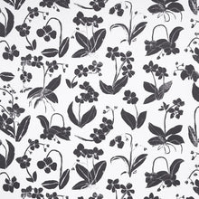 Load image into Gallery viewer, Orchids Have Dreams Wallpaper - Soft Black