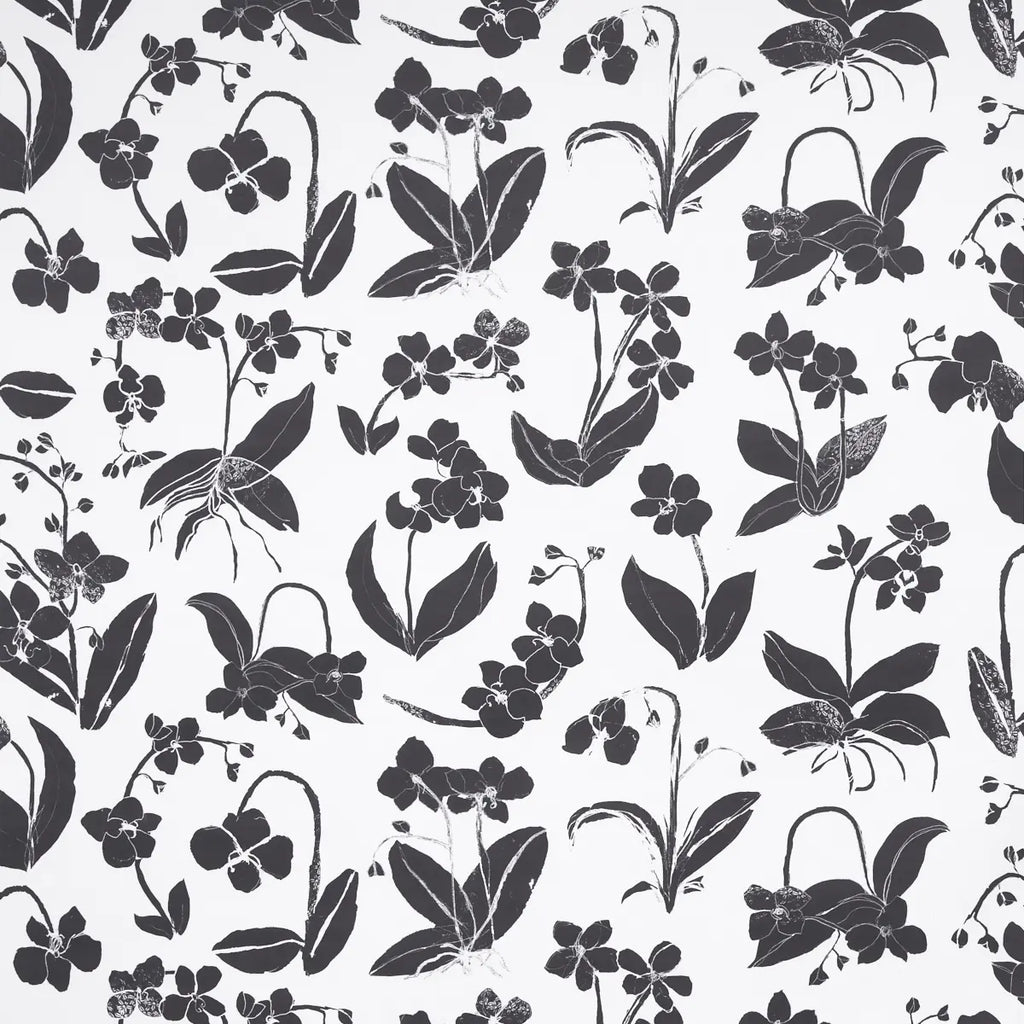 Orchids Have Dreams Wallpaper - Soft Black