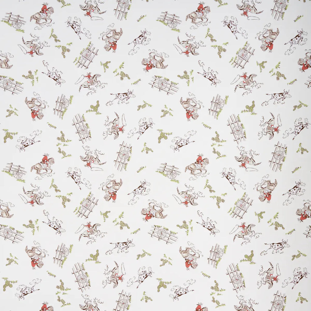 Wild West Wallpaper - Cream