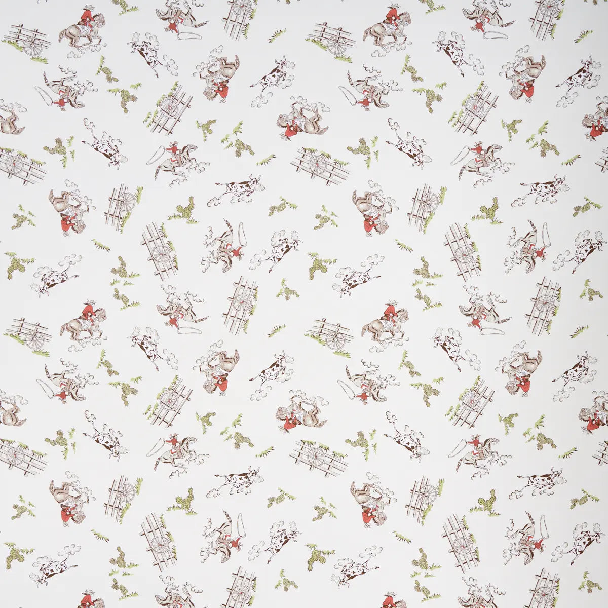 Wild West Wallpaper - Cream