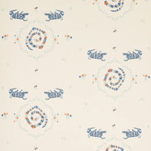Load image into Gallery viewer, Reptilia Wallpaper - Warm Blue