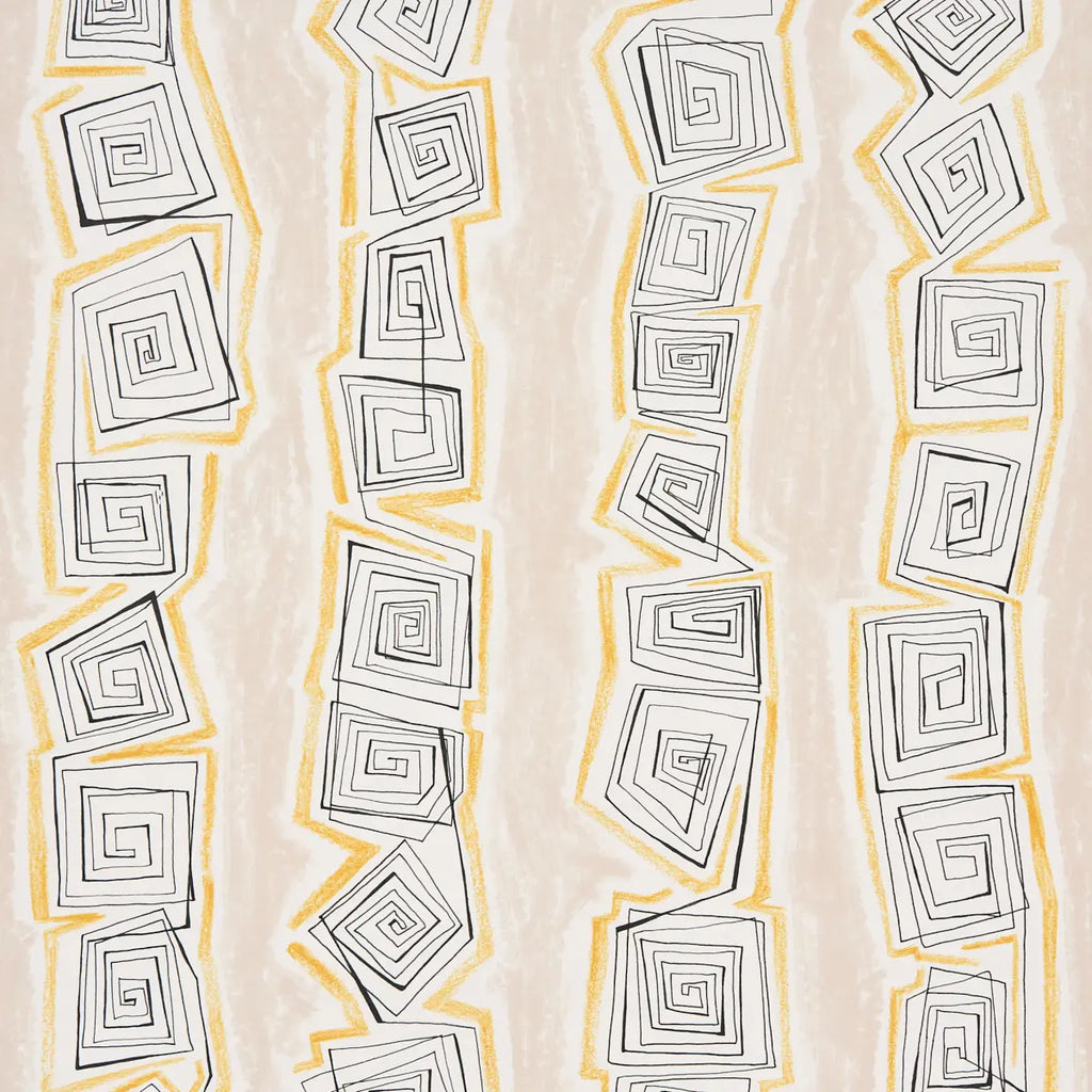 Taboo Wallpaper - Warm Beige