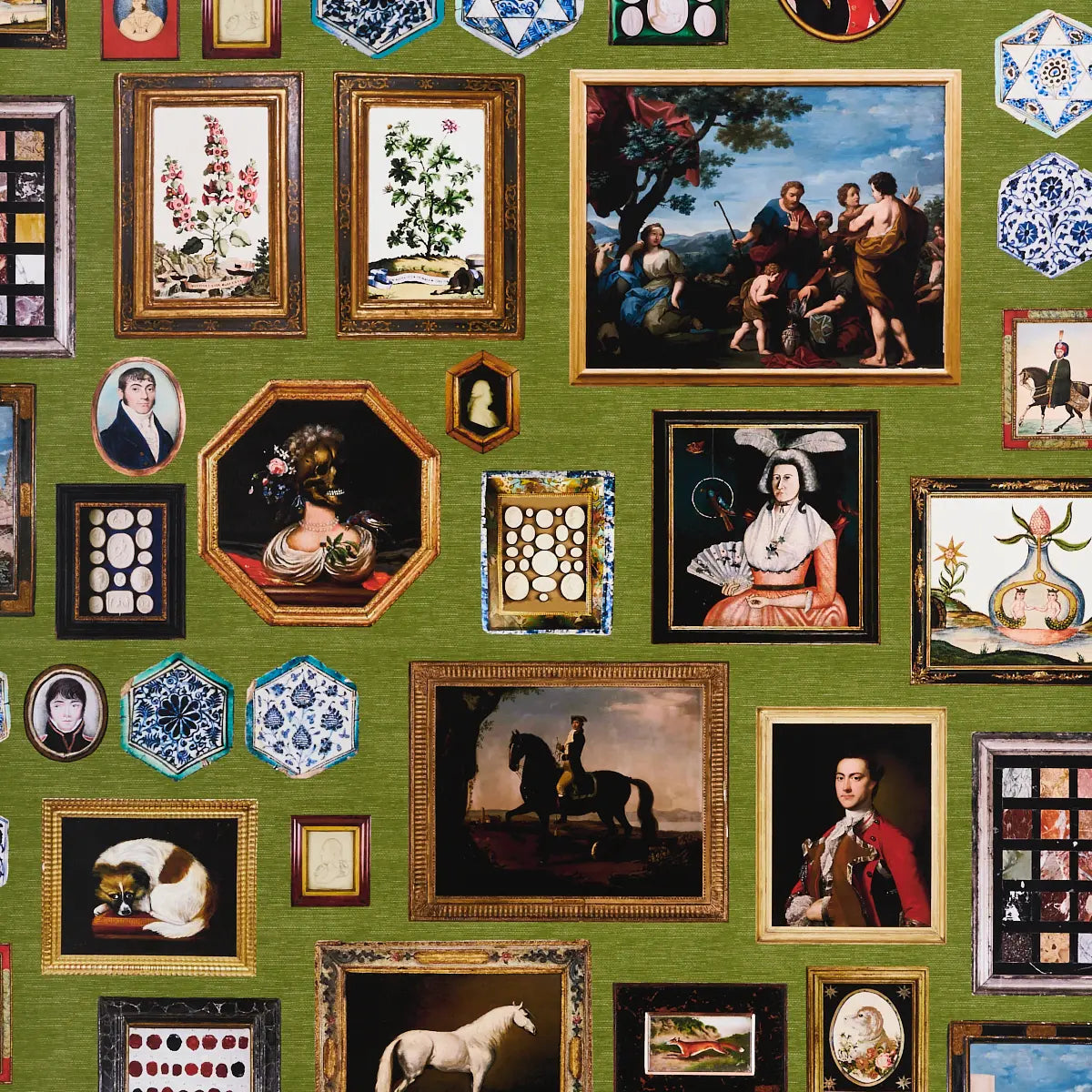 Le Grand Tour Wallpaper - English Green