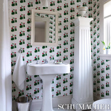 Load image into Gallery viewer, Strawberry Hill Wallpaper in an interior setting