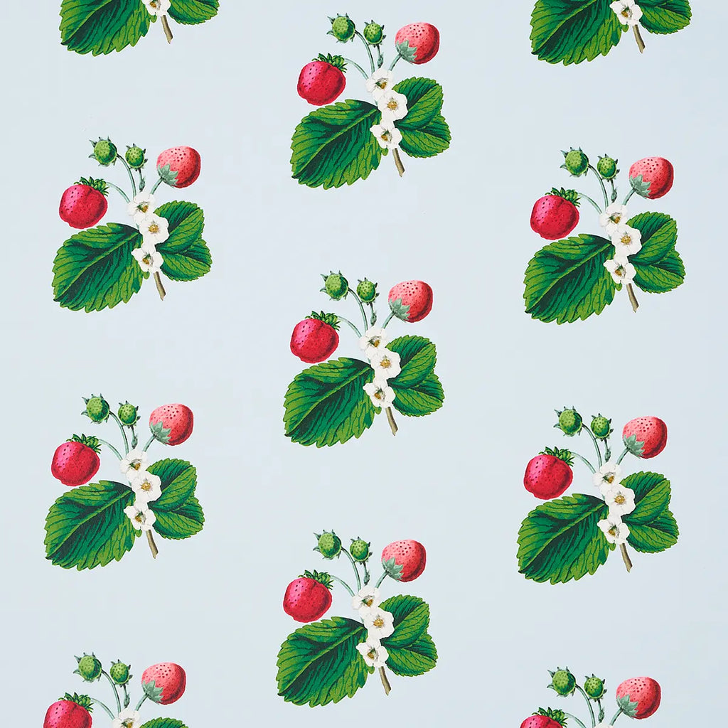 Strawberry Hill Wallpaper - Blue