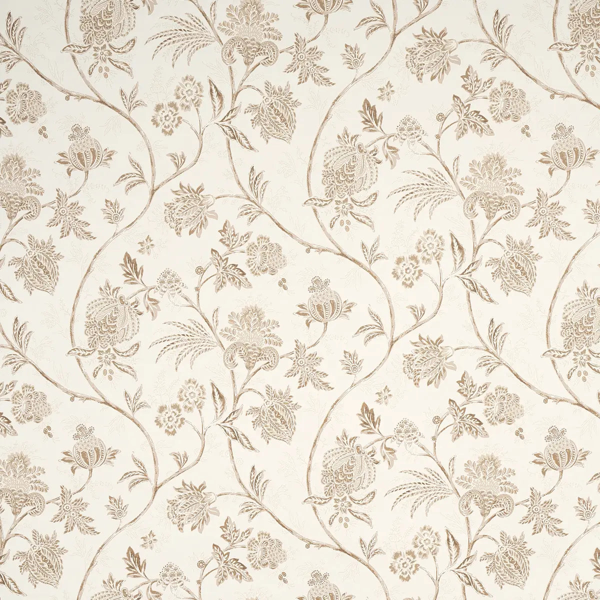 Chinoiserie Vine Wallpaper - Neutral