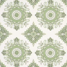 Load image into Gallery viewer, Montecito Medallion Wallpaper - Leaf Green