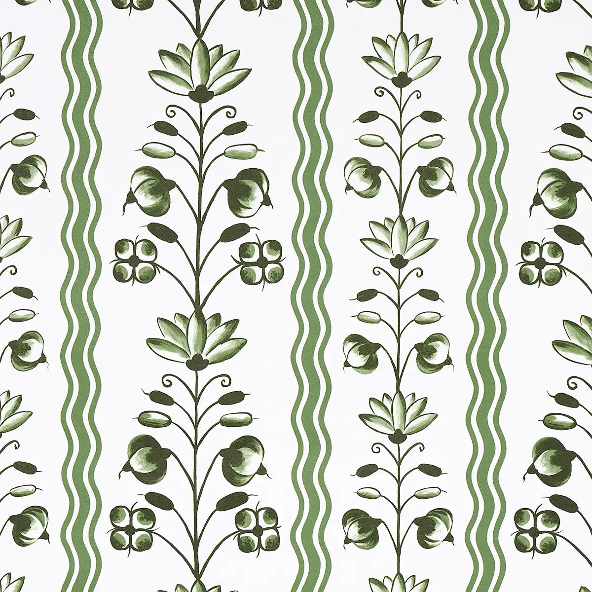 Delft Waves Wallpaper