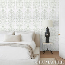 Load image into Gallery viewer, Jaipur Mughal Flower Wallpaper in an interior setting
