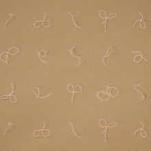 Load image into Gallery viewer, Butcher String Wallpaper - Red And White On Brown