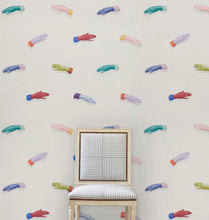 Load image into Gallery viewer, Manos Wallpaper in an interior setting