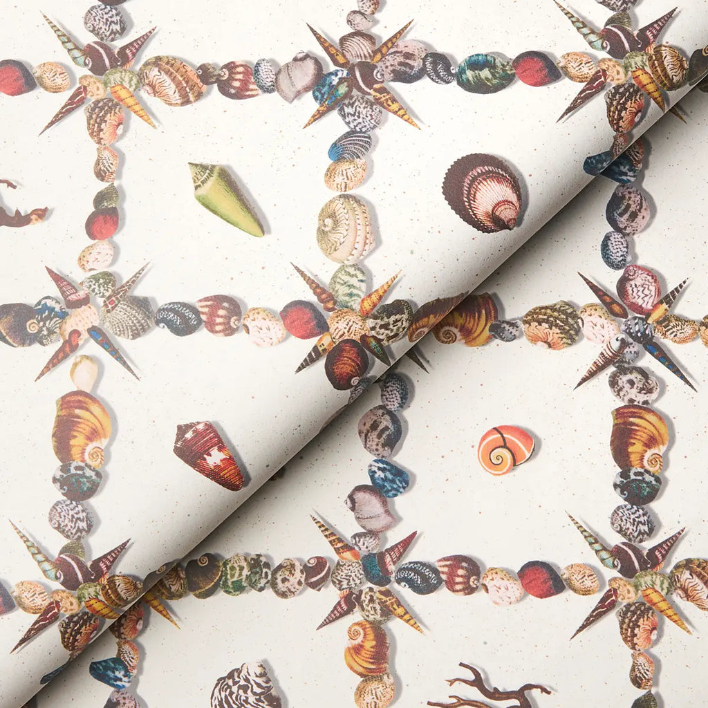 Grotto Treillage Wallpaper in an interior setting