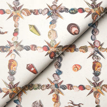 Load image into Gallery viewer, Grotto Treillage Wallpaper in an interior setting