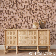 Load image into Gallery viewer, Palmitas Wallpaper in an interior setting