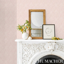 Load image into Gallery viewer, Cosette Lace Wallpaper in an interior setting
