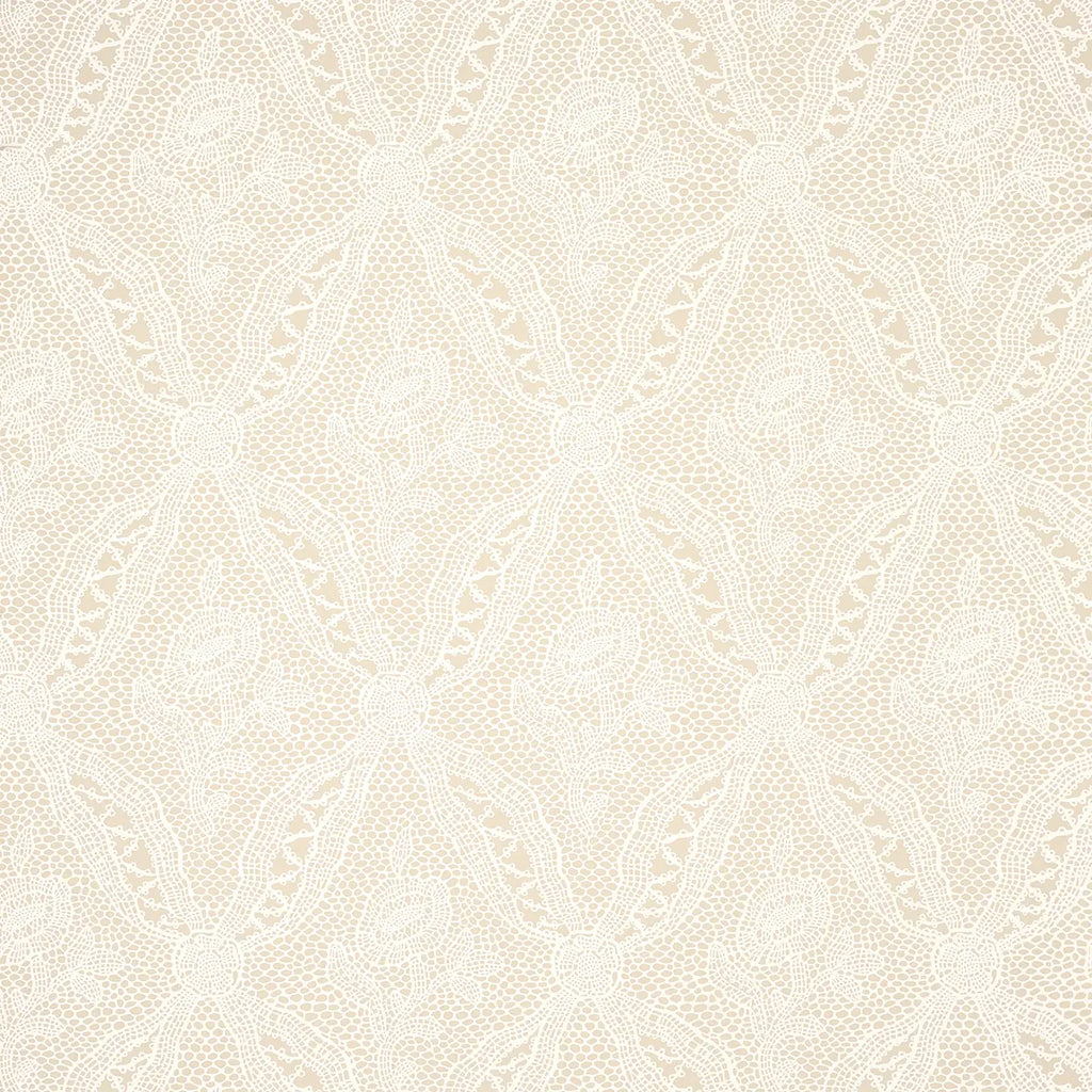 Cosette Lace Wallpaper - Sand