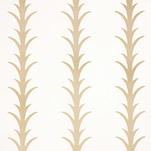 Load image into Gallery viewer, Acanthus Stripe Wallpaper - Gold On Ivory