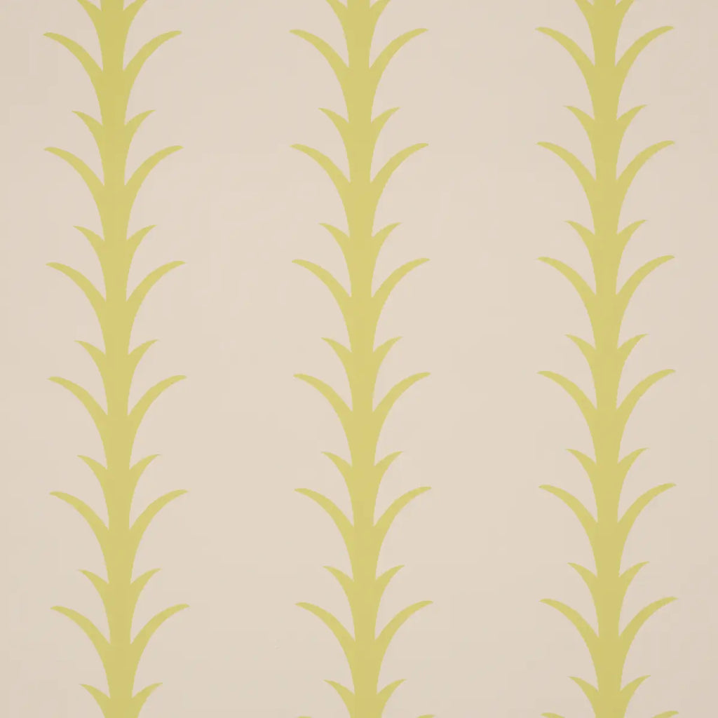 Acanthus Stripe Wallpaper - Soleil On Sand