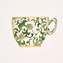 Load image into Gallery viewer, Onie's Teacups Wallpaper in an interior setting