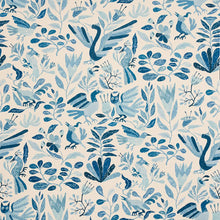 Load image into Gallery viewer, Canopy Wallpaper - Blue Birds