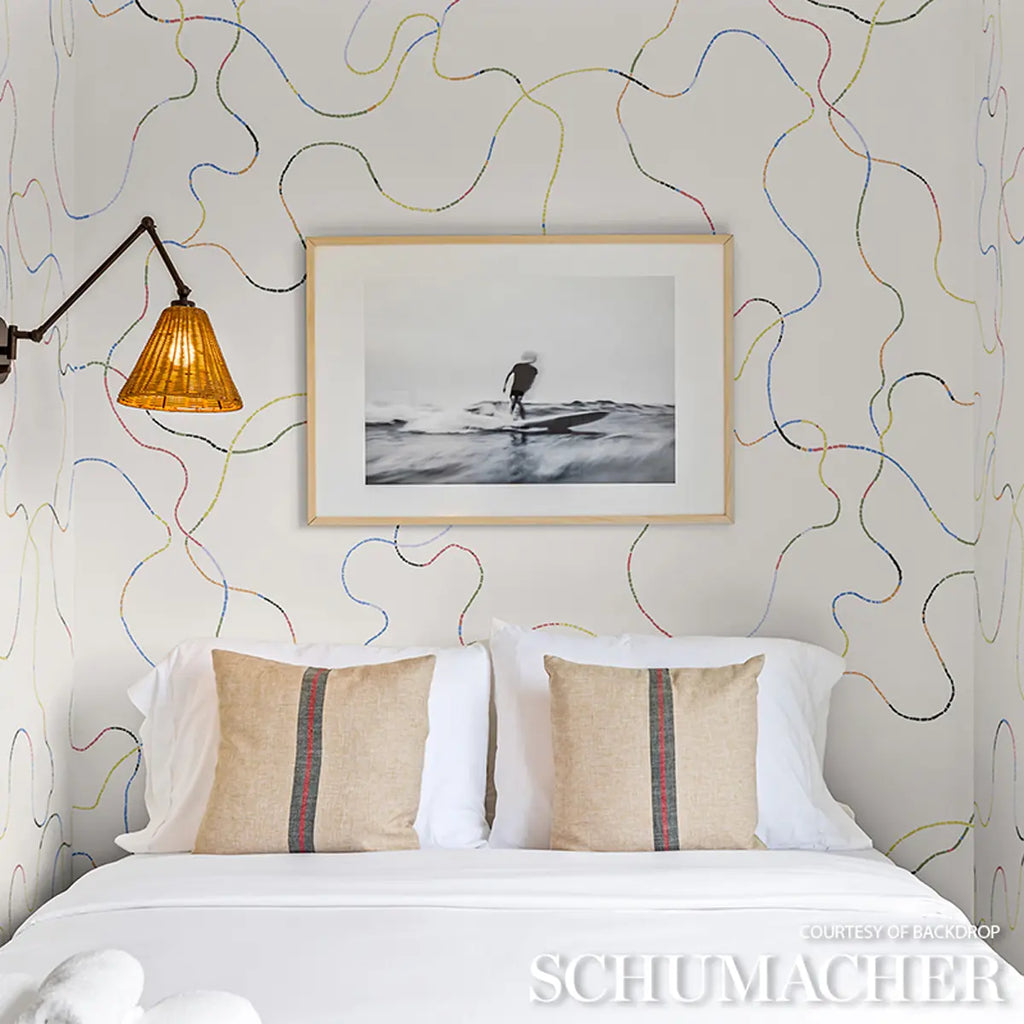 Turini Wallpaper in an interior setting
