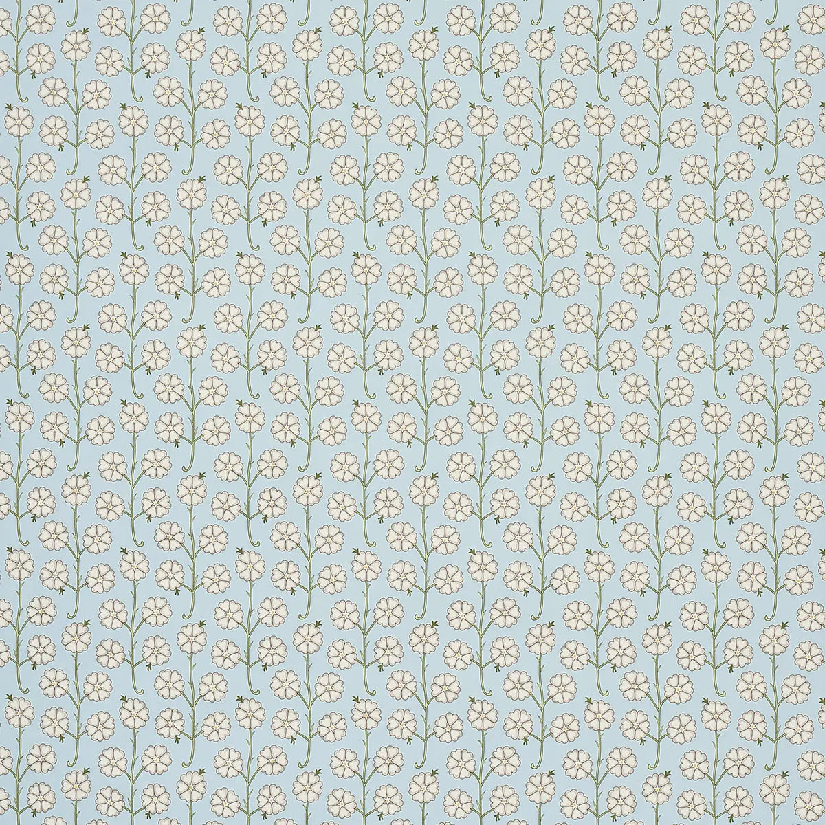 Gardenia Wallpaper - Egg Blue