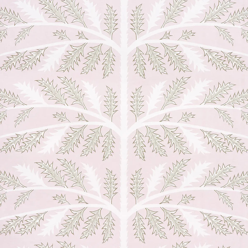 Thistle Wallpaper - Rose