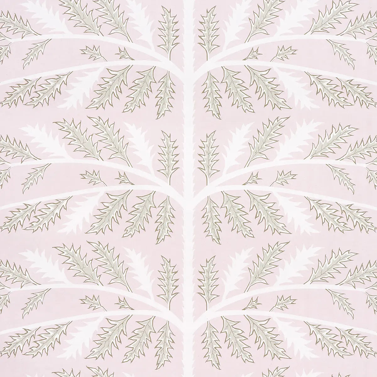 Thistle Wallpaper - Rose