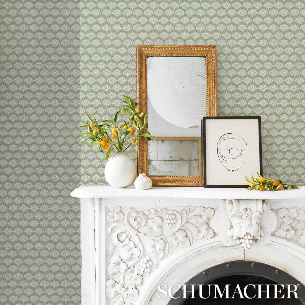 Pollen Wallpaper in an interior setting