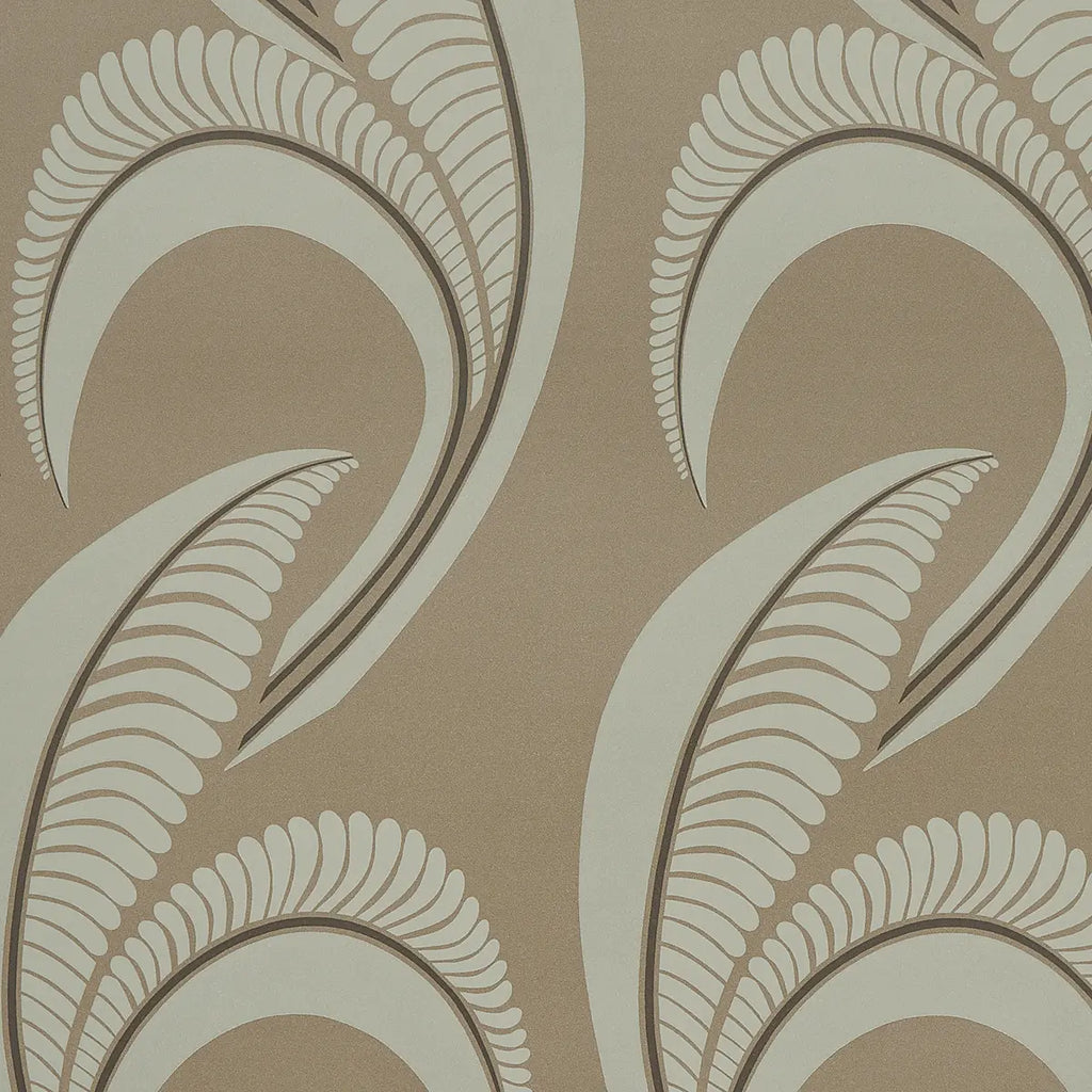 Banana Leaf Wallpaper - Tobacco