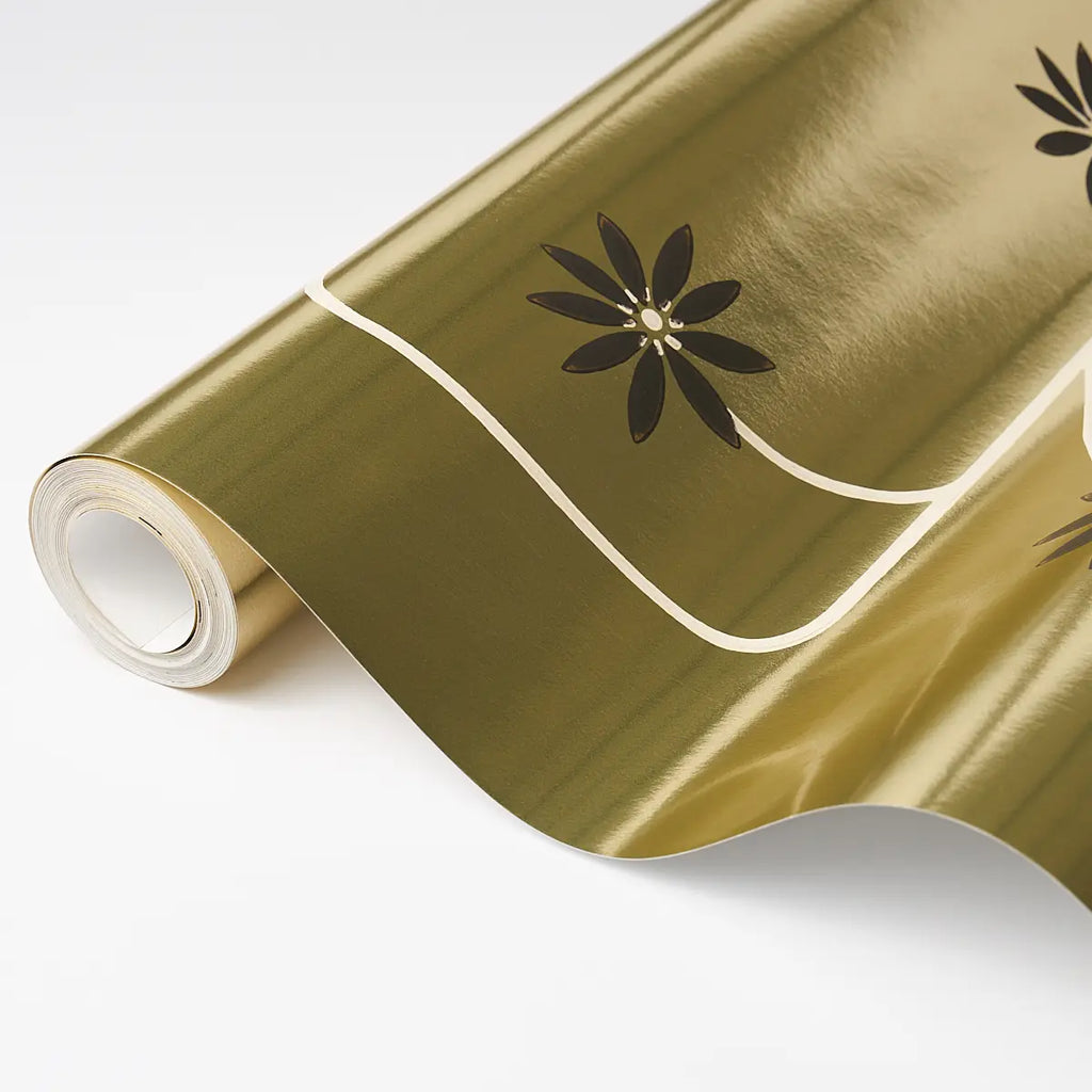 Hollywood Grape Wallpaper - Pale Gold