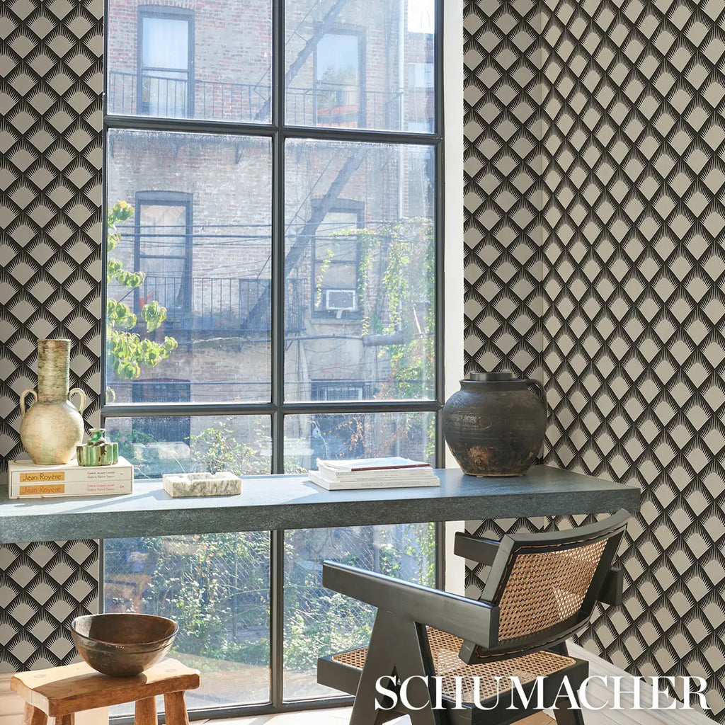 Maize Wallpaper in an interior setting