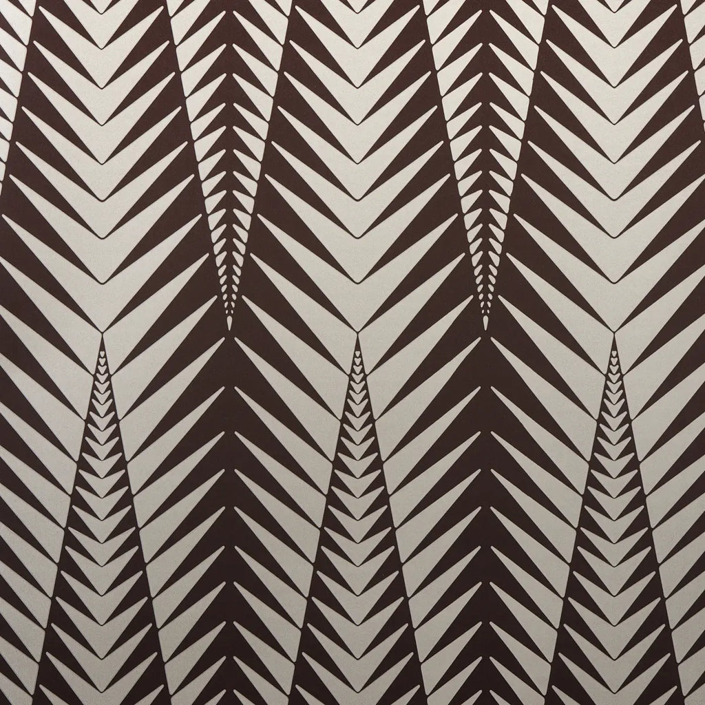 Zebra Wallpaper - Brown Silver
