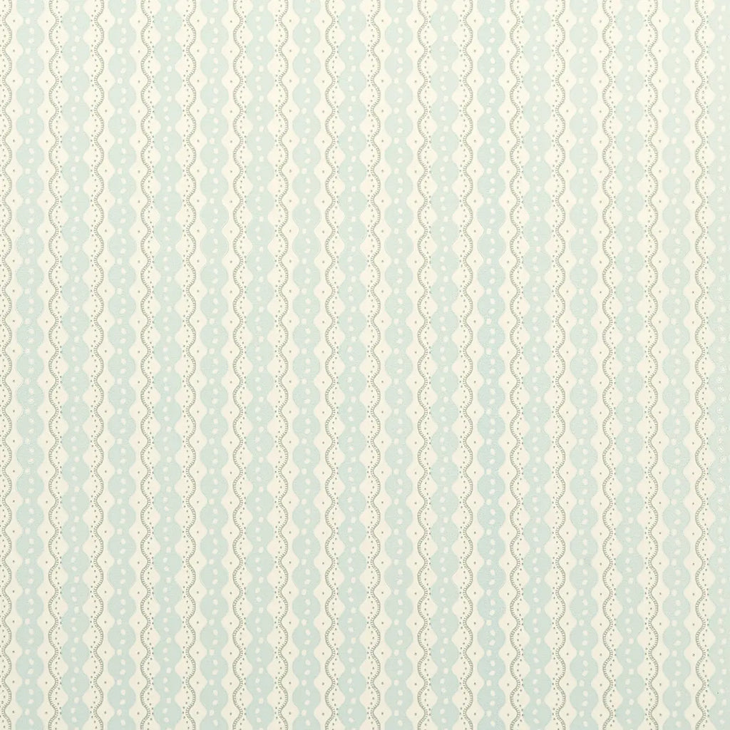 Centipede Stripe Wallpaper - Icing Blue