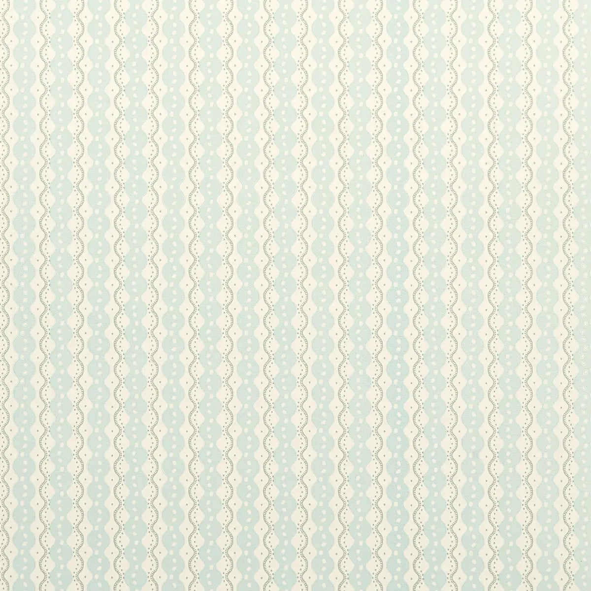 Centipede Stripe Wallpaper - Icing Blue