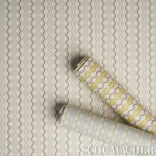 Load image into Gallery viewer, Centipede Stripe Wallpaper in an interior setting
